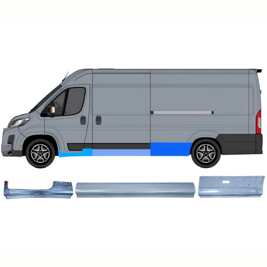 Korjauspaneeli aseta varten Toyota Proace Max 2024- / Vasen 16755