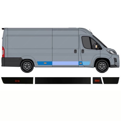 Sivulistat sarja varten Toyota Proace Max 2024- / Oikea / 15894