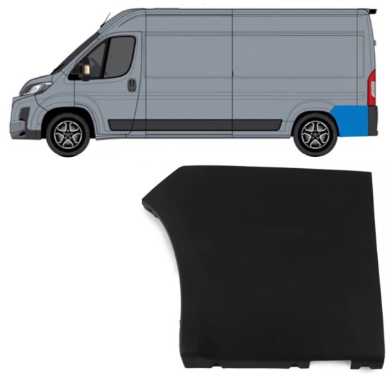 Takan koristelista varten Toyota Proace Max 2024- / Vasen 15916