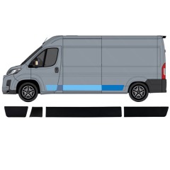 Sivulistat sarja varten Toyota Proace Max 2024- / Vasen / 15887
