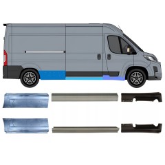 Kynnyspelti korjauspaneeli varten Toyota Proace Max 2024- / Vasen+Oikea / Sarja 16708