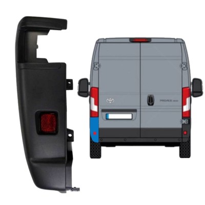 Takapuskurin kulma 270 astetta varten Toyota Proace Max 2024- / Vasen 15939