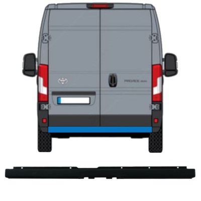 Takapuskuri vetokoukun aukolla varten Toyota Proace Max 2024- 16168