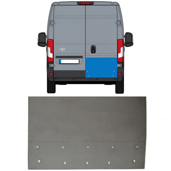 Korjauspellit takaoven varten Toyota Proace Max 2024- / Oikea 16725