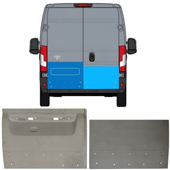 Korjauspellit takaoven varten Toyota Proace Max 2024- / Vasen+Oikea 16726