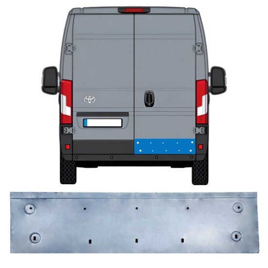 Korjauspellit takaoven varten Toyota Proace Max 2024- / Oikea 16722