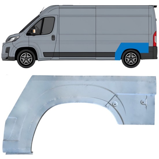Takalokasuoja korjaussarja varten Toyota Proace Max 2024- / Vasen 16954