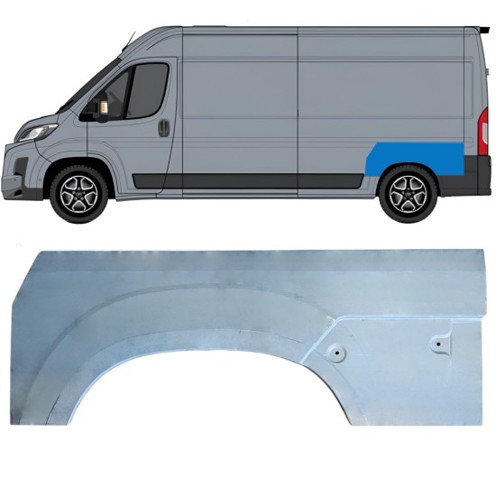 Takalokasuoja korjaussarja varten Toyota Proace Max 2024- / Vasen 16964