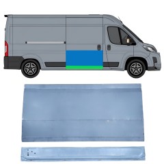 Sisäinen ja ulkoinen Liukuoven korjauspaneeli varten Toyota Proace Max 2024- / Oikea 16631