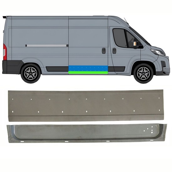 Liukuoven korjauspaneeli varten Toyota Proace Max 2024- / Oikea 16704