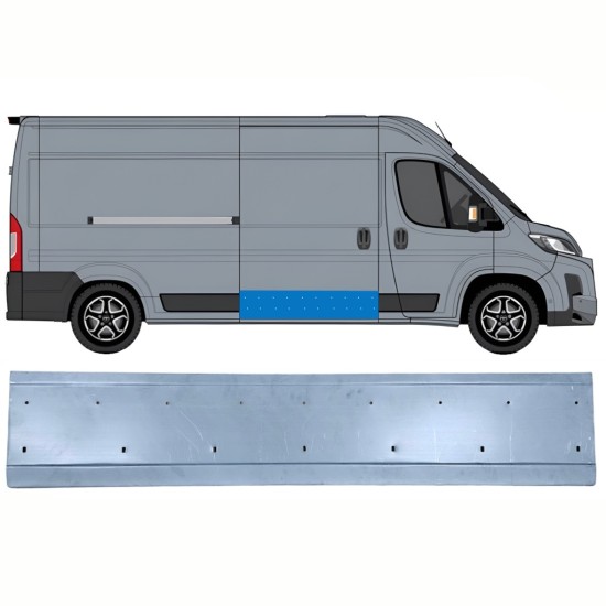 Liukuoven korjauspaneeli varten Toyota Proace Max 2024- / Oikea 16703