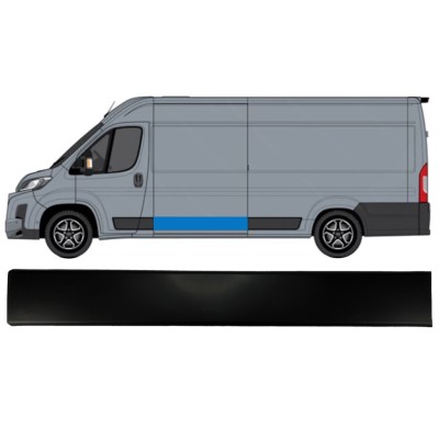 Sivulista Koristelista varten Toyota Proace Max 2024- / Vasen 15927