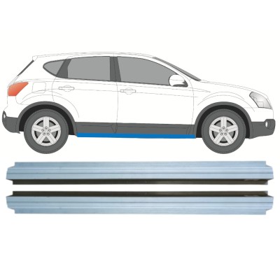 Kynnys sisäosa varten Nissan Qashqai 2007-2013 / Vasen+Oikea / Sarja 14980