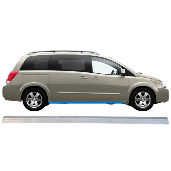 Kynnyspelti korjauspaneeli alempi osa varten Nissan Quest 2003-2009 / Vasen = Oikea (symmetrinen) 15104