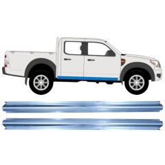 Kynnyspelti korjauspaneeli varten Ford Ranger 2006-2012 / Vasen+Oikea / Sarja 11744