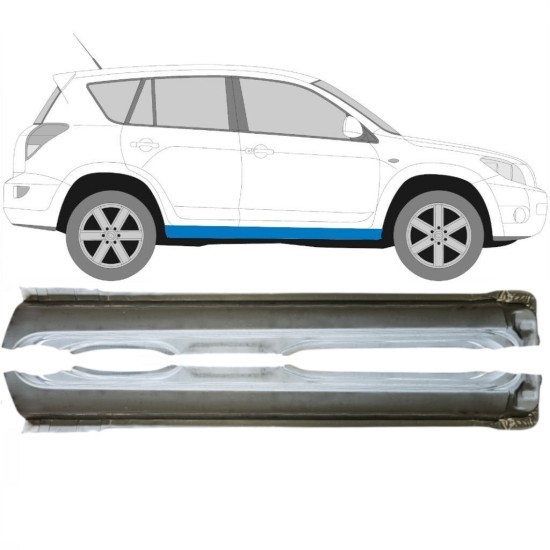 Kynnyspelti varten Toyota Rav4 2006-2013 / Vasen+Oikea / Sarja 14752