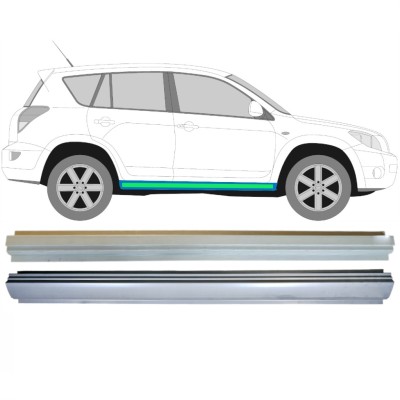 Sisäinen ja ulkoinen kynnyksen korjauspaneeli varten Toyota Rav4 2006-2013 / Vasen = Oikea (symmetrinen) / Sarja 14904