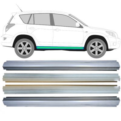 Sisäinen ja ulkoinen kynnyksen korjauspaneeli varten Toyota Rav4 2006-2013 / Vasen+Oikea / Sarja 14910