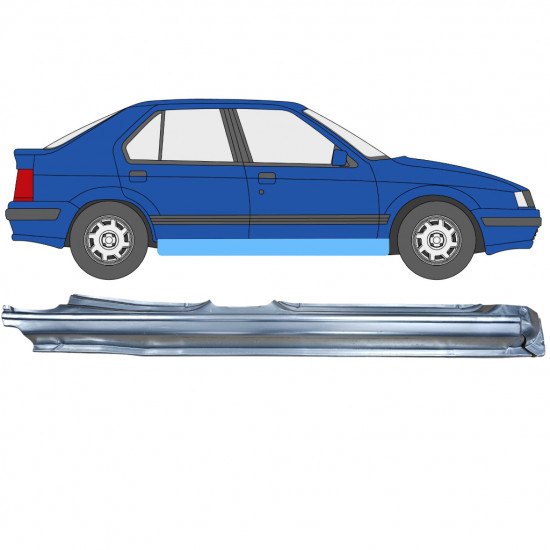 Kynnyspelti korjauspaneeli varten Renault 19 1988-1995 / Oikea 11876