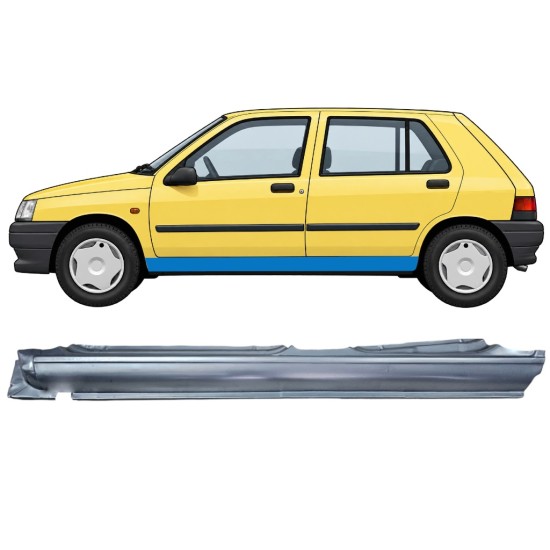 Kynnyspelti varten Renault Clio I 1990-1998 / Vasen 11013