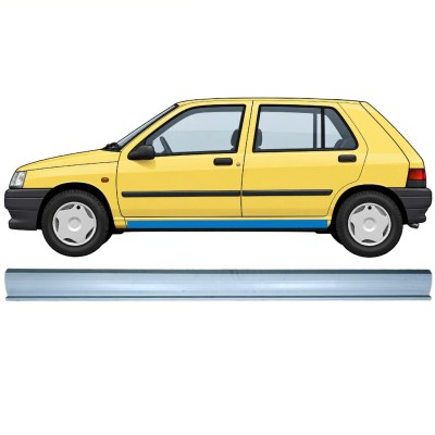 Kynnyspelti korjauspaneeli alempi osa varten Renault Clio I 1990-1998 / Vasen 7685