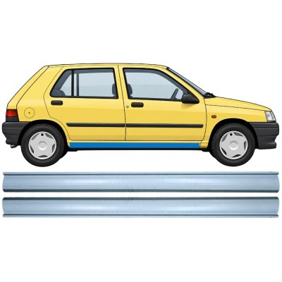 Kynnyspelti korjauspaneeli alempi osa varten Renault Clio I 1990-1998 / Vasen+Oikea / Sarja 9850