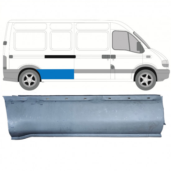 Sivukorjauspaneeli varten Opel Movano / R Master 1998-2010 / LWB / Oikea 7371
