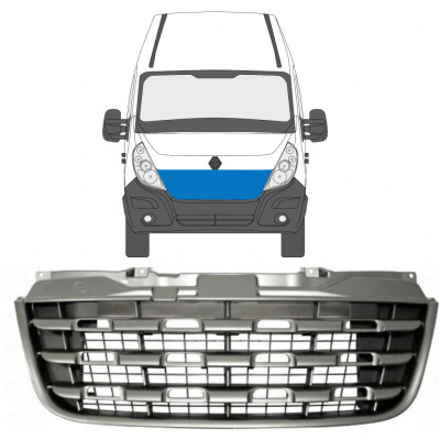 Säleikkö varten Renault Master 2010-2014 7494