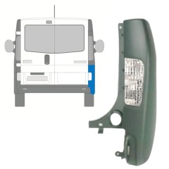 Takapuskurin kulma valolla varten Opel Vivaro 2001-2014 / Oikea 15312