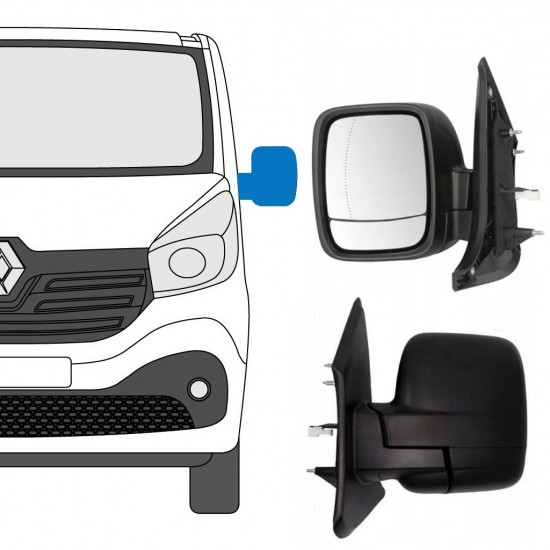 Sähköpeili varten Renault Trafic 2014- / Vasen 8230