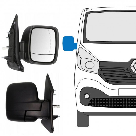 Sähköpeili varten Renault Trafic 2014- / Oikea 8229