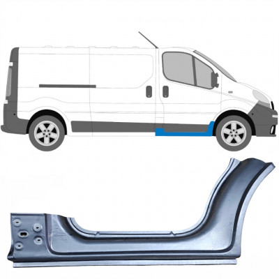 Kynnyspelti korjauspaneeli varten Opel Vivaro / R Trafic 2001- / Oikea 6921