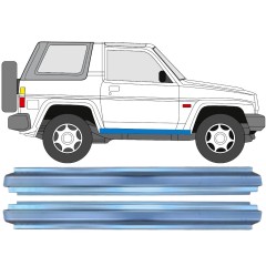 Kynnyspelti korjauspaneeli varten Daihatsu Feroza Rocky Fourtrak 1984-1993 / Vasen = Oikea (symmetrinen) / Sarja 10468