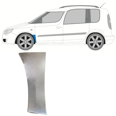 Etulokasuojan korjauspelti varten Skoda Roomster Praktik 2006-2015 / Vasen 14694