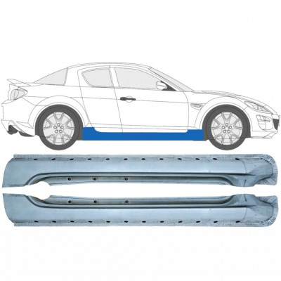 Kynnyspelti varten Mazda RX8 2003-2012 / Vasen+Oikea / Sarja 9284