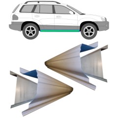 Sisäinen ja ulkoinen kynnyksen korjauspaneeli varten Hyundai Santa Fe 2001-2006 / Vasen+Oikea / Sarja 11589