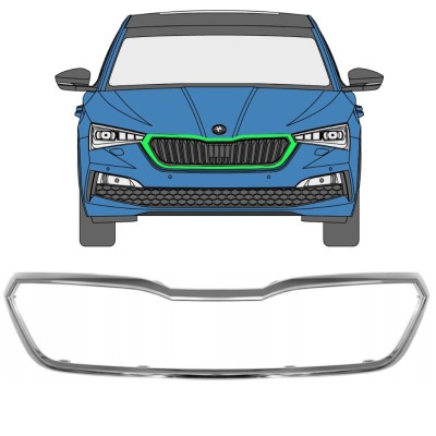 Säleikön kehys varten Skoda Scala 2019- 16227