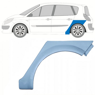 Takalokasuoja korjaussarja varten Renault Scenic 2003-2009 / Vasen 10228