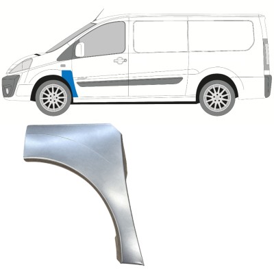 Etulokasuojan korjauspelti varten Fiat Scudo 2007-2016 / Vasen 12898
