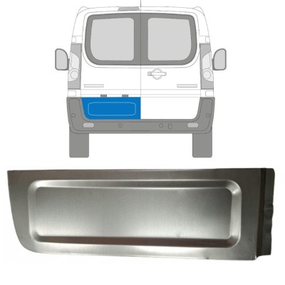 Takaoven ulkoinen korjauspaneeli varten Fiat Scudo 2007-2016 / Vasen 15107