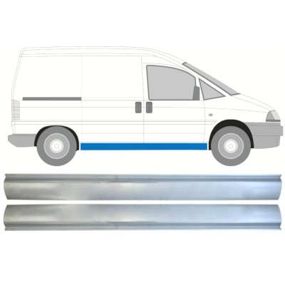 Kynnyspelti korjauspaneeli varten Fiat Scudo 1994-2007 / Sarja 14526