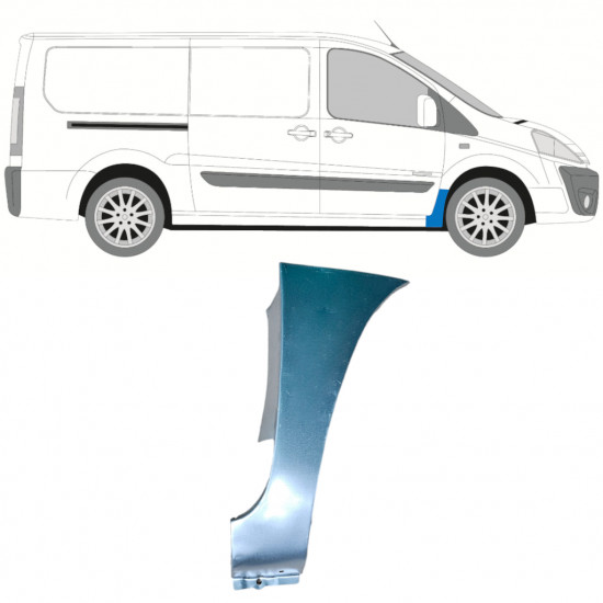 Etulokasuojan korjauspelti varten Fiat Scudo 2007-2016 / Oikea 12897