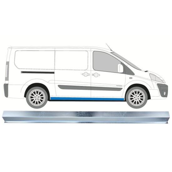 Kynnys sisäosa varten Fiat Scudo 2007-2016 / Vasen = Oikea (symmetrinen) 15984