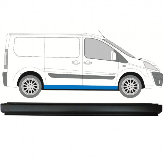 Kynnyspelti varten Fiat Scudo Dispatch Expert 2007- / Oikea 7772