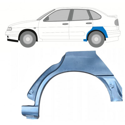 Takalokasuoja korjaussarja varten Seat Ibiza Cordoba 1993-2002 / Vasen 7861