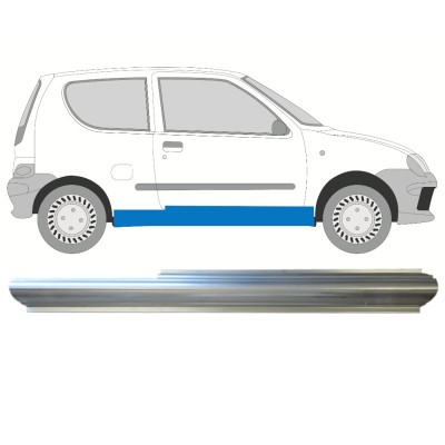 Kynnyspelti korjauspaneeli varten Fiat Seicento 1998-2010 / Oikea 14717