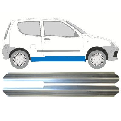 Kynnyspelti korjauspaneeli varten Fiat Seicento 1998-2010 / Vasen+Oikea / Sarja 14719