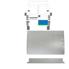 Sisäinen ja ulkoinen takaoven korjauspaneeli varten Peugeot Boxer 1994-2006 / Oikea / Sarja 14048
