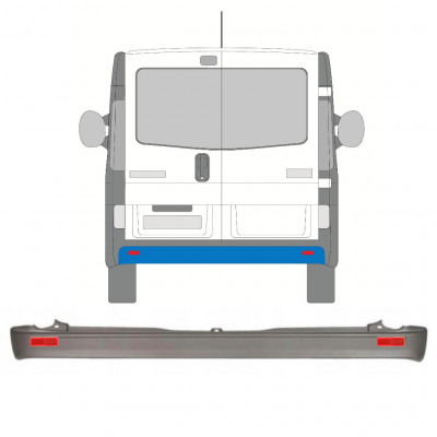 Takapuskuri lampulla varten Renault Trafic 2001-2014 /  9943