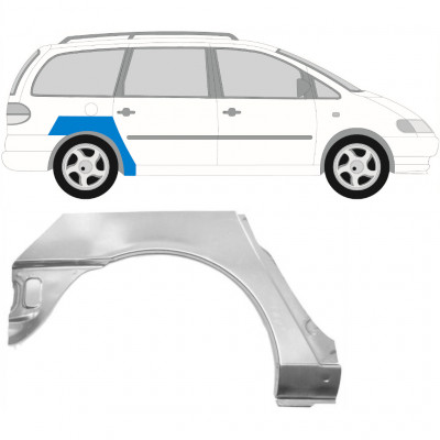 Takalokasuoja korjaussarja varten VW Sharan Ford Galaxy 1995-2000 / Oikea 6591